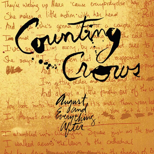 August and Everything After by Counting Crows